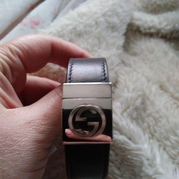 Gucci GG leather wrap bracelet Authentic - Picture 2 of 9